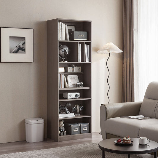 Cappuccino Taupe Cabinet Bookshelf-1