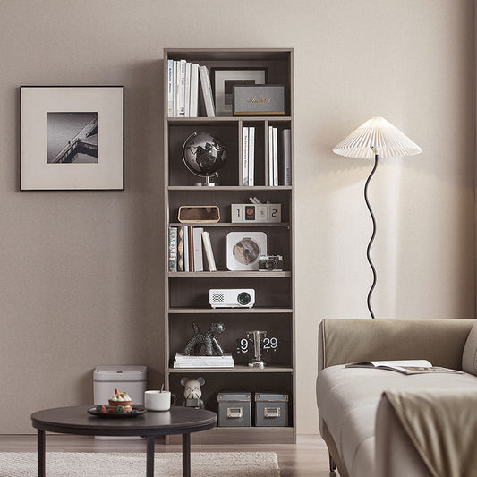 Cappuccino Taupe Cabinet Bookshelf-0