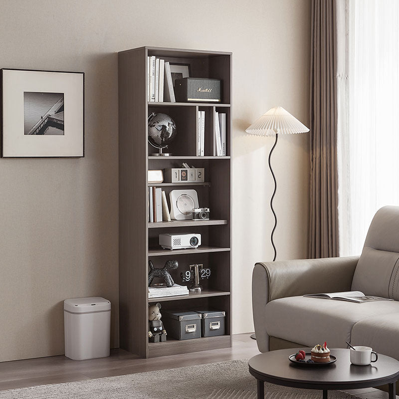 Cappuccino Taupe Cabinet Bookshelf-1