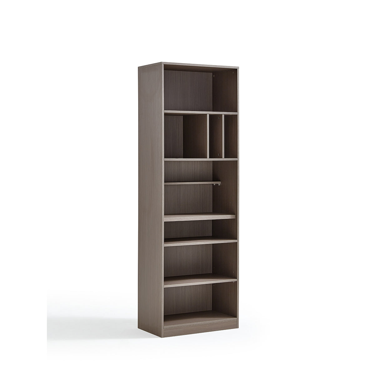 Cappuccino Taupe Cabinet Bookshelf-4