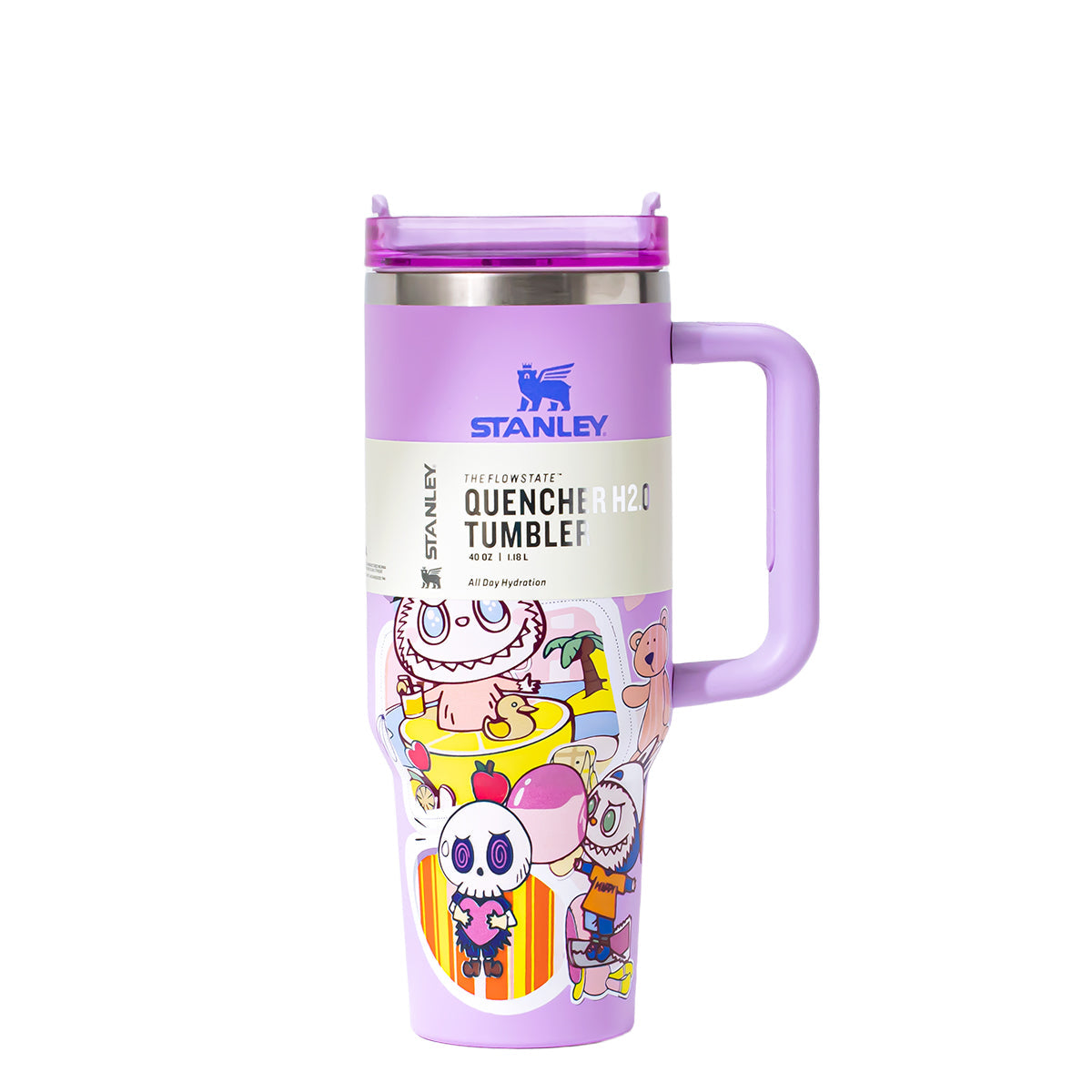 Stanley x Labubu Comical Fun Lavender Quencher H2O Tumbler [Limited Edition]-1