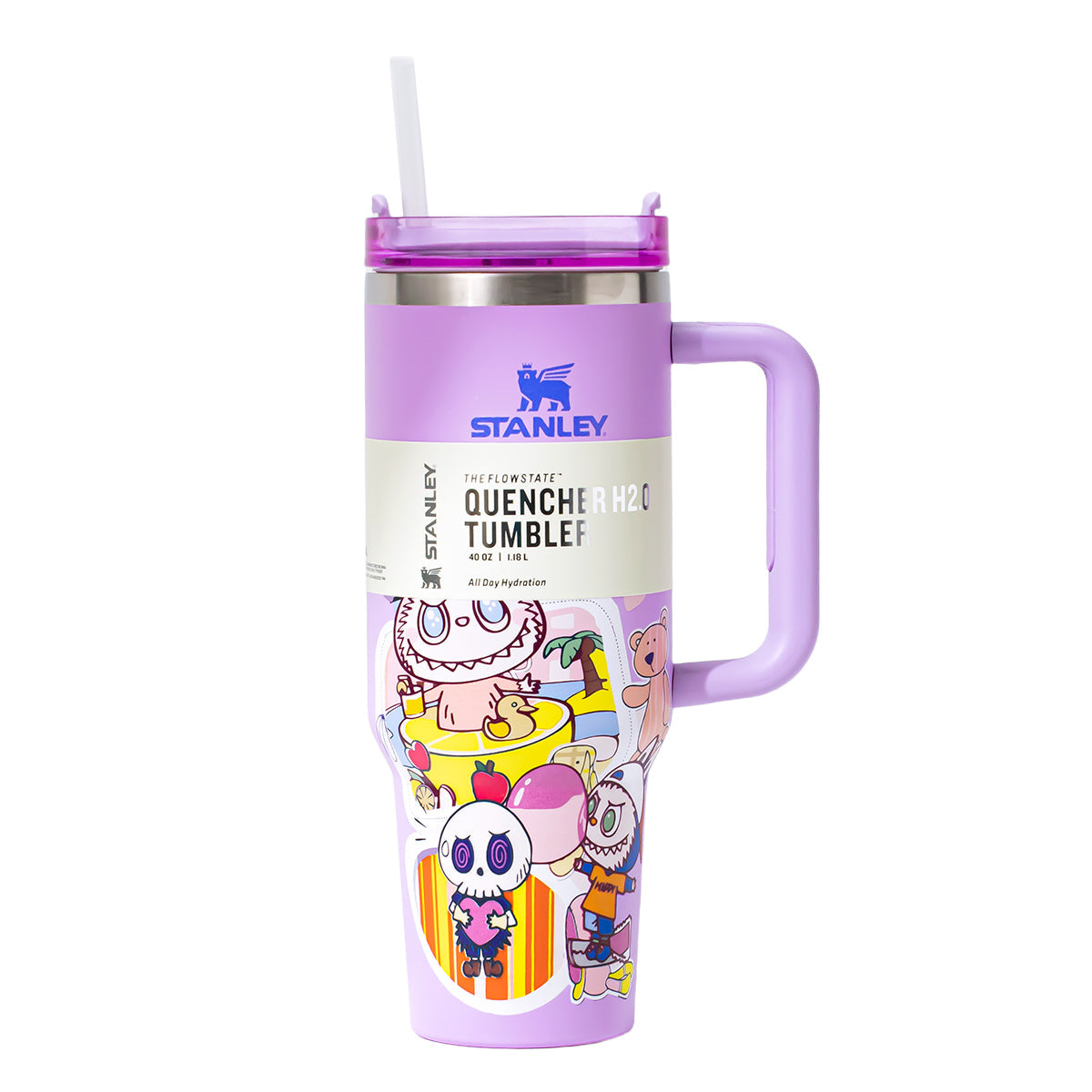 Stanley x Labubu Comical Fun Lavender Quencher H2O Tumbler [Limited Edition]-2