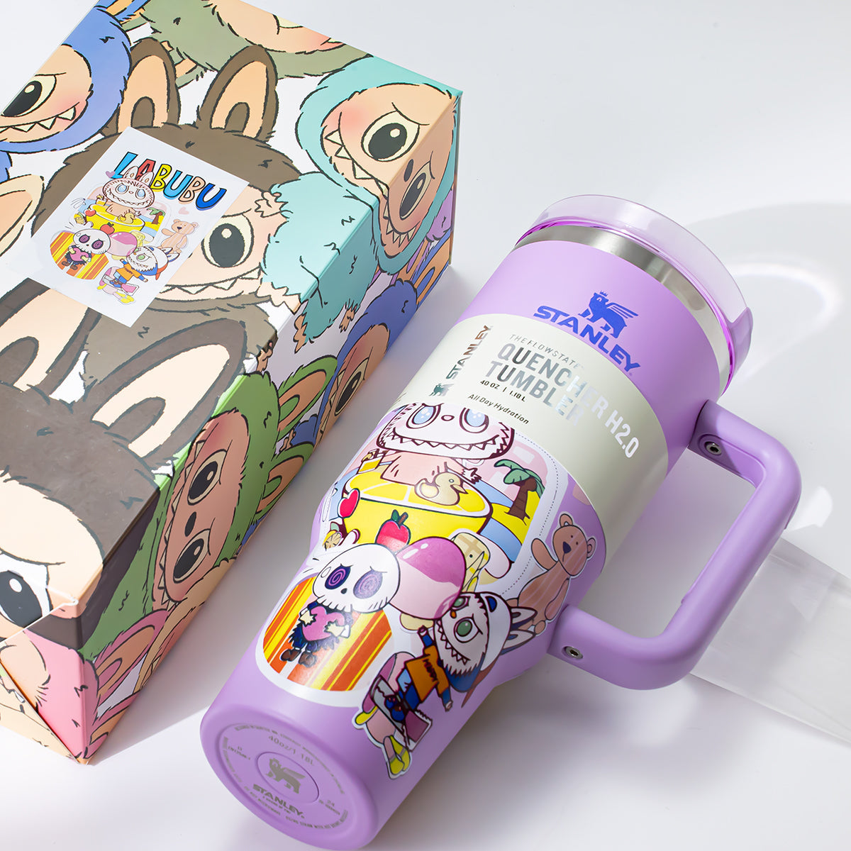Stanley x Labubu Comical Fun Lavender Quencher H2O Tumbler [Limited Edition]-3