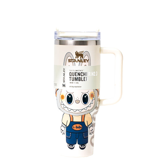 Stanley x Labubu Farm Adventure White Quencher H2O Tumbler [Limited Edition]-1